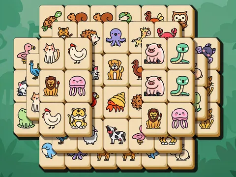 Play Critter Mahjong Solitaire - Free Online Puzzle